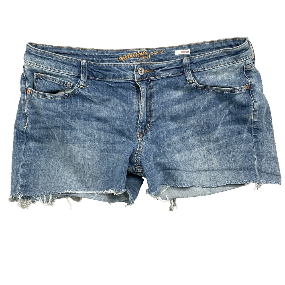 Arizona Jean Shorts Womens 19 Raw Hem Y2K Retro Daisy 90's American Preppy Rodeo